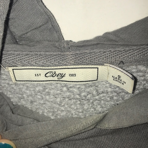 grey obey hoodie - Picture 2 of 5